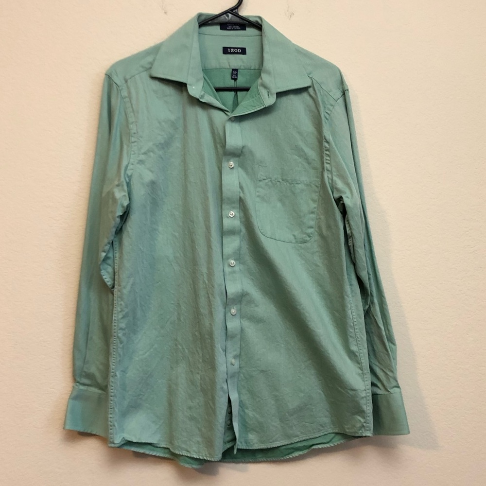 IZOD Cool FX Slim-Fit Button-Down Shirt (E)